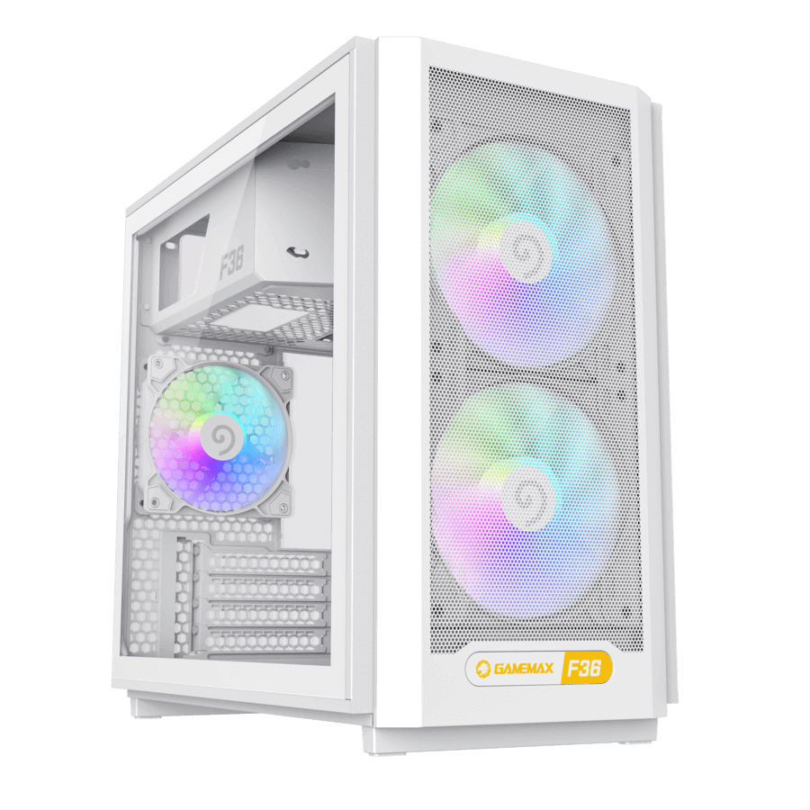 GameMax F36 WH Micro-ATX Gaming Case GameMax F36 WH Micro-ATX Gaming Case